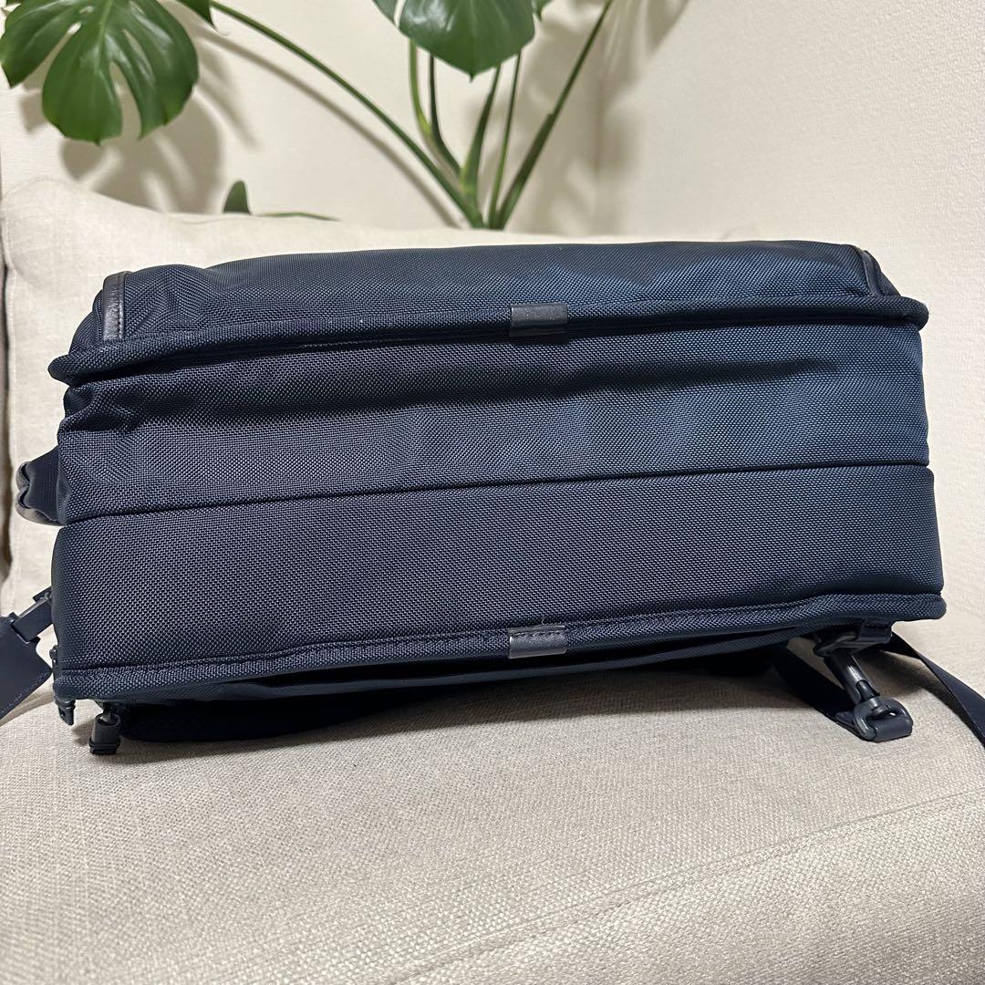 TUMI ships別注　ビジネスバッグ　3way リュック　ネイビー　美品