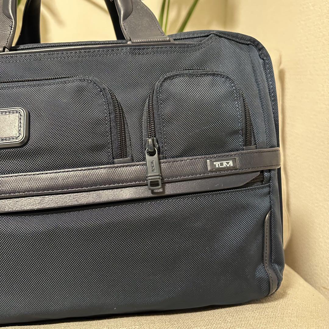 TUMI ships別注　ビジネスバッグ　3way リュック　ネイビー　美品