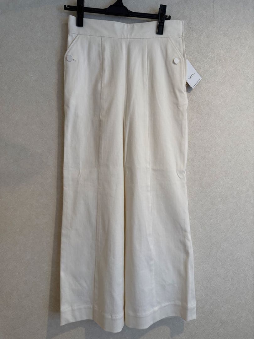 ANAYI 新品タグ付き　アナイ　パンツ　ホワイティ38