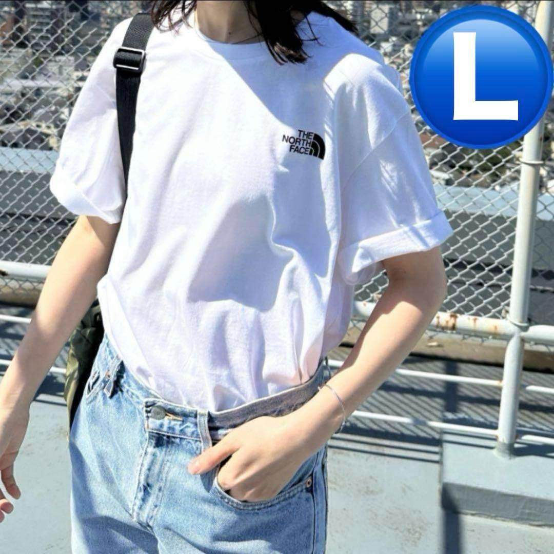 【新品・韓国限定 】　ノースフェイス　半袖　Tシャツ　ビッグロゴ　ホワイト　L Yahoo!オークション - 【 新品・韓国限定 】 THE NORTH FACE