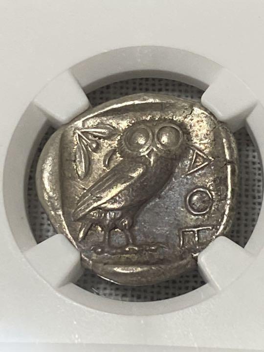 メルカリ アテナとフクロウ 古代ギリシャ テトラドラクマ銀貨 アンティーク コレクション 258 000 中古や未使用のフリマ