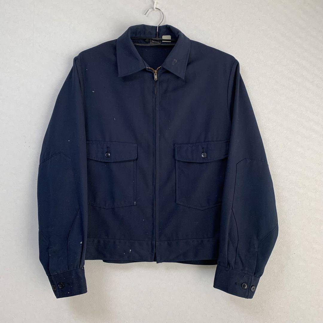 60s LEE】ワークジャケット 短丈 ウィップコード 棒タロン 黒タグ