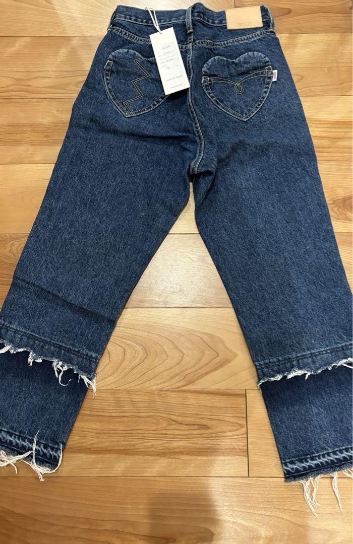 は自分にプチご褒美を SIIILON Breaking denim&denim パンツ