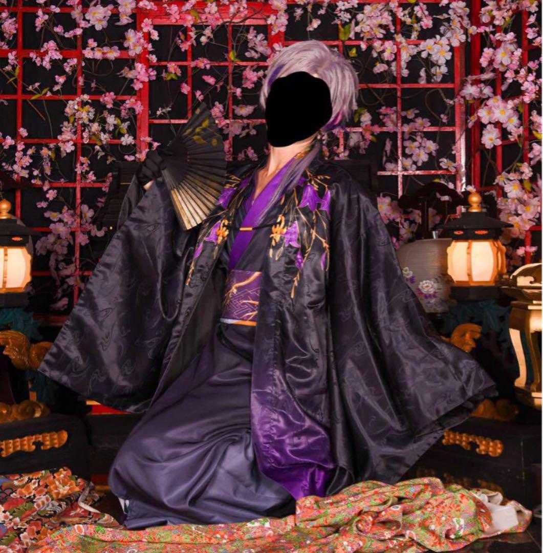 匿名配送 にじさんじ 不破湊 和服 フルセット ウィッグ有 コスプレ 衣装