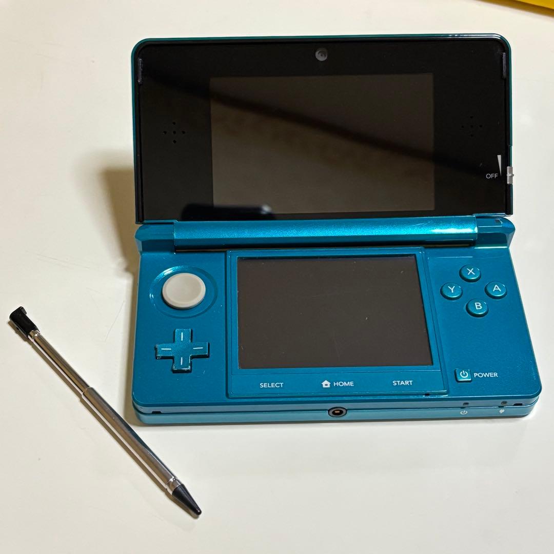 任天堂 3DS ライトブルー 箱あり 動作確認済