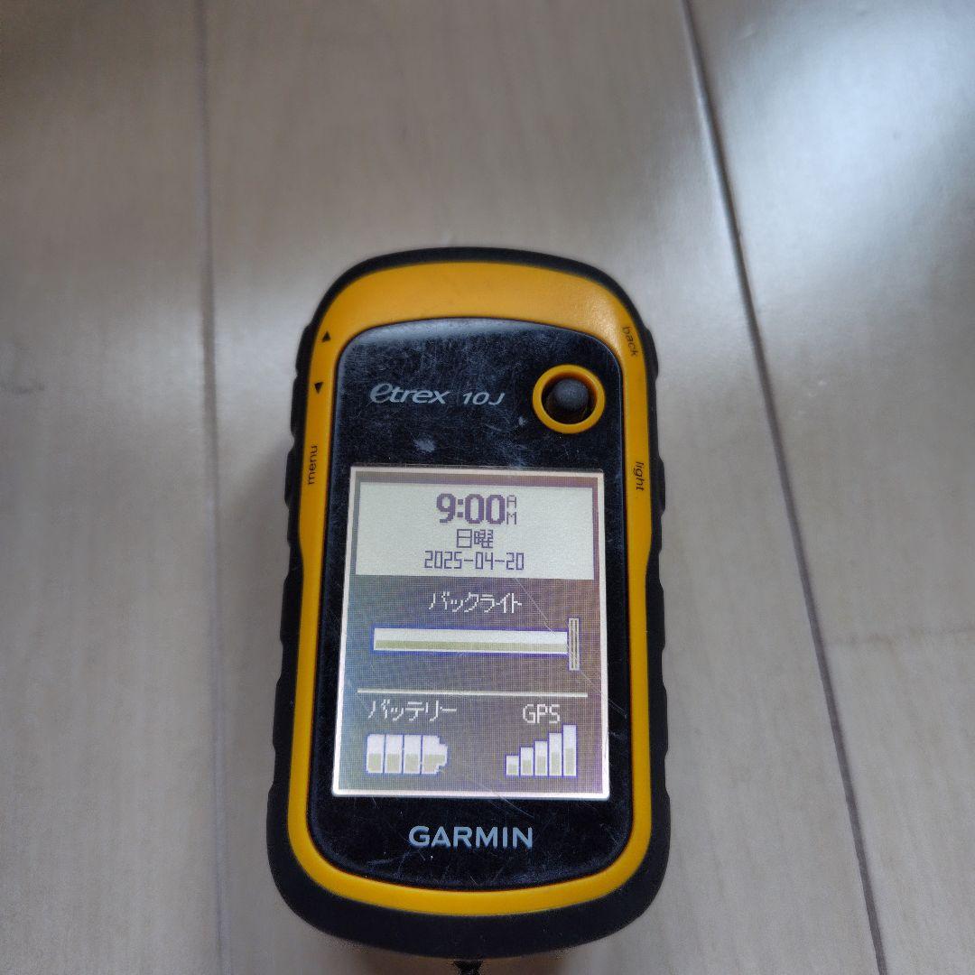 10J ハンディGPS
