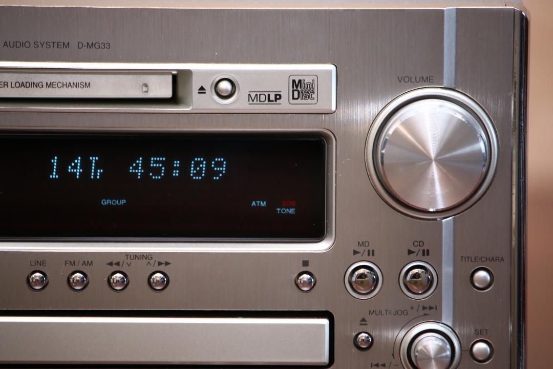 DENON D-MG33 CD/MD/TUNER/AMP　ミニコンポ 　美品
