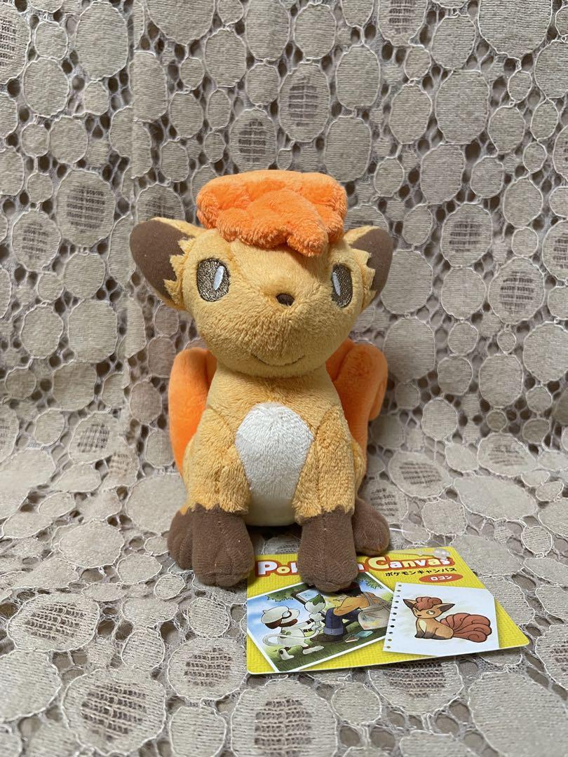 ポケモンセンター　ロコン　キャンバス　ぬいぐるみ ポケモンセンター限定 キャンバスぬいぐるみ ロコン ジラーチ