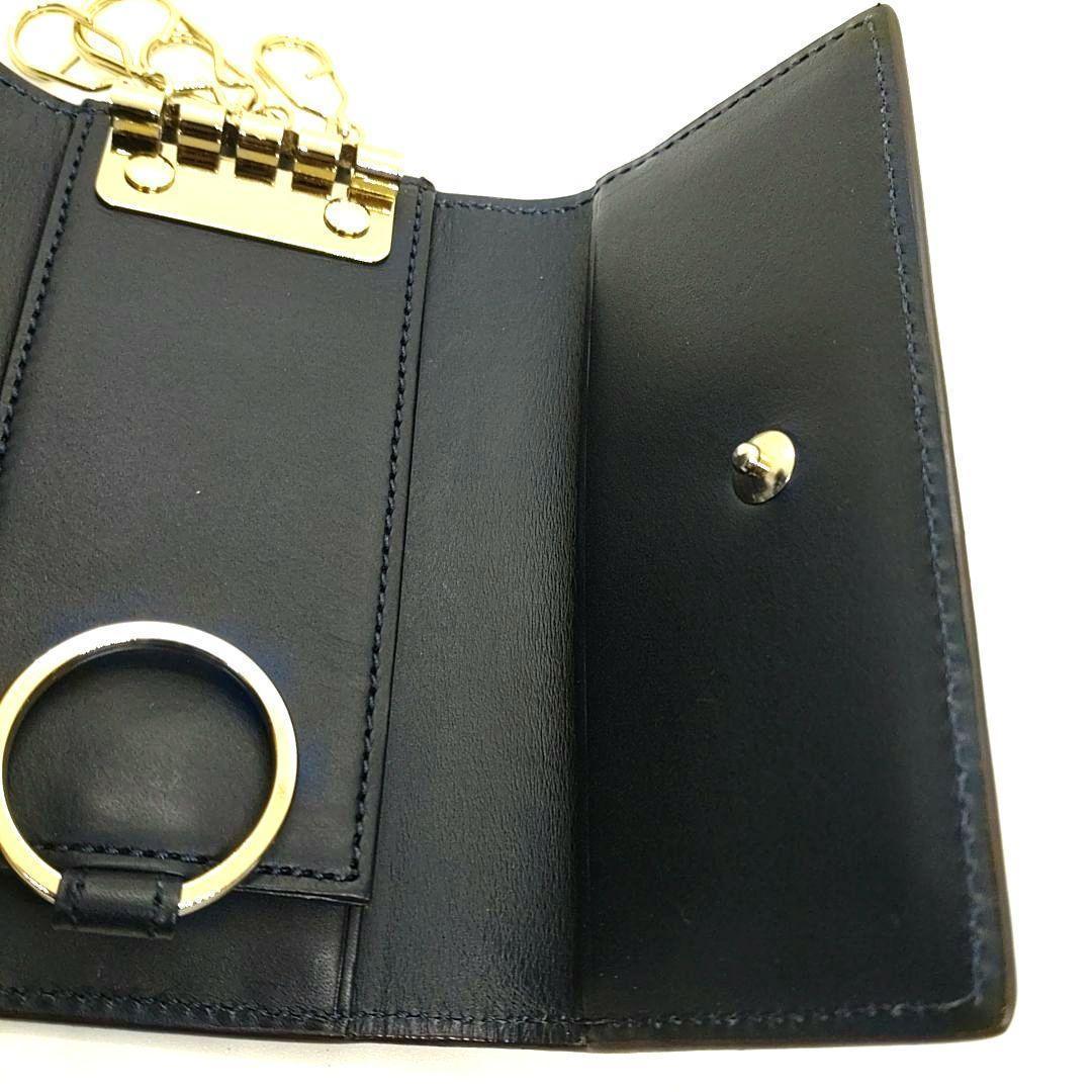 【未使用】Paul Smith ポールスミス キーケース　ブラウン×ネイビー