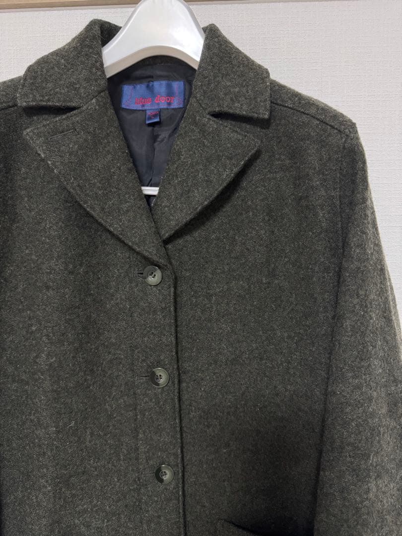 ダークグリーン チェスターコート
