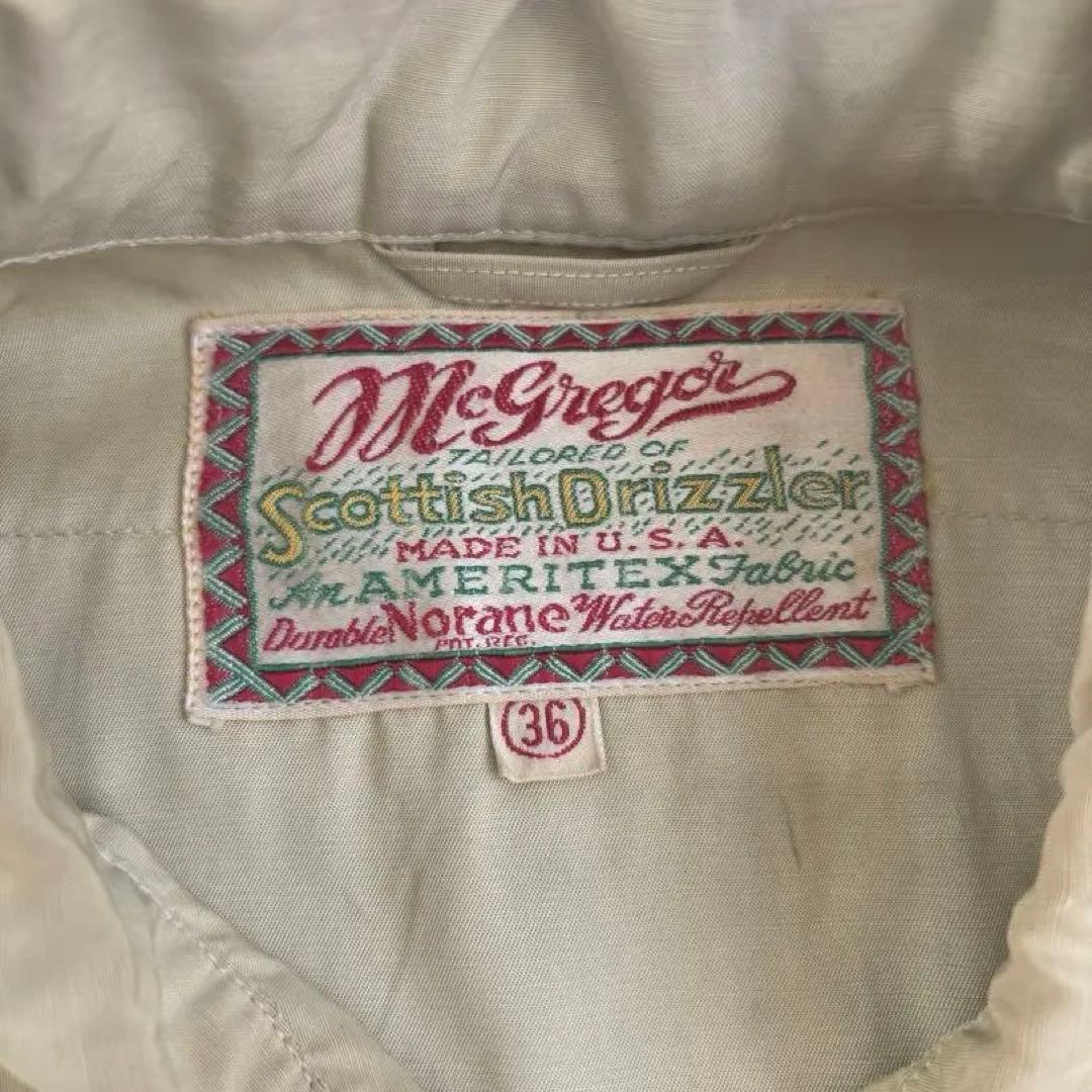 【希少】1940s マクレガー ドリズラージャケット ブルゾン