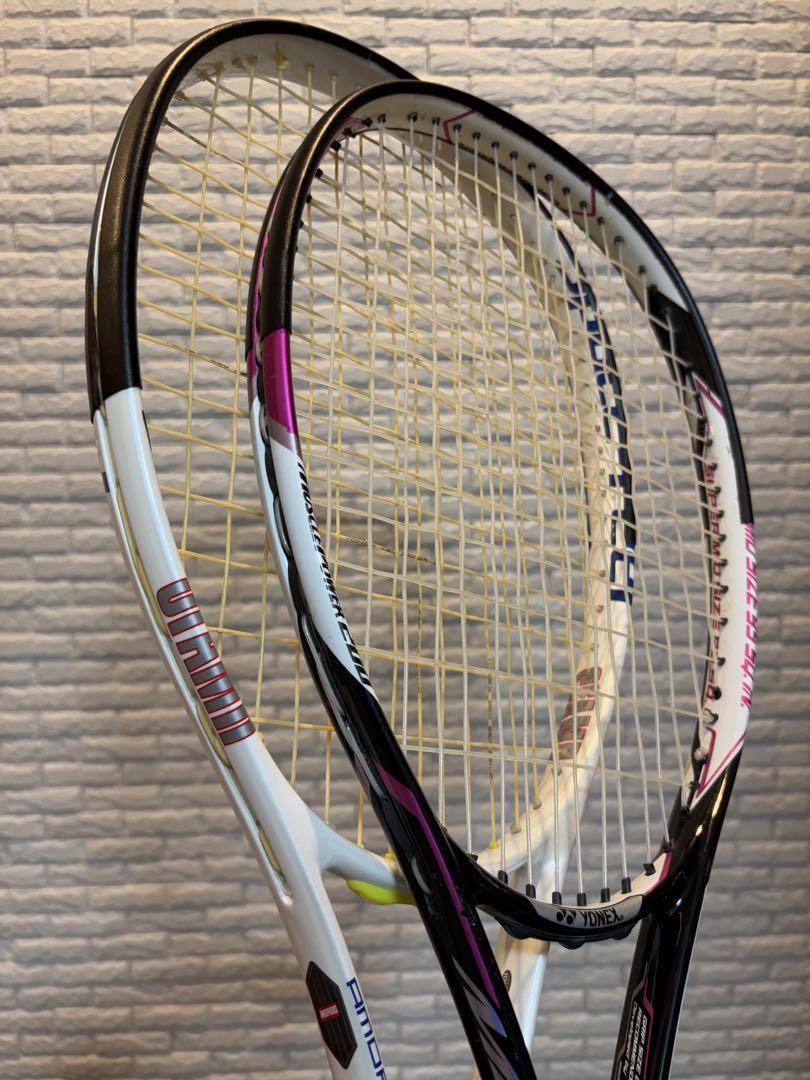 【袋付き軽量】YONEX マッスルパワー他軟式テニスラケット 3本セット