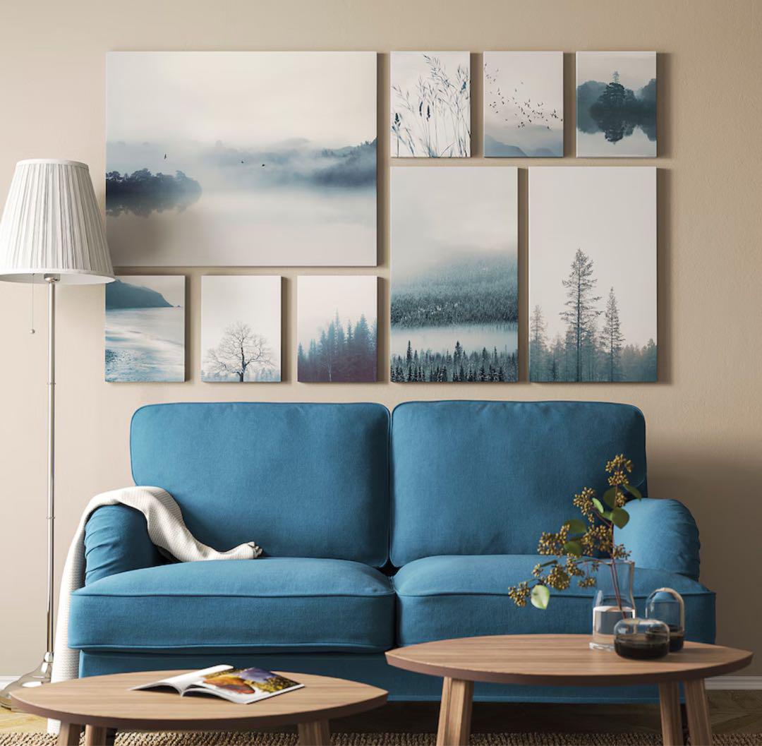 IKEA GRÖNBY グローンビー アート9点セット