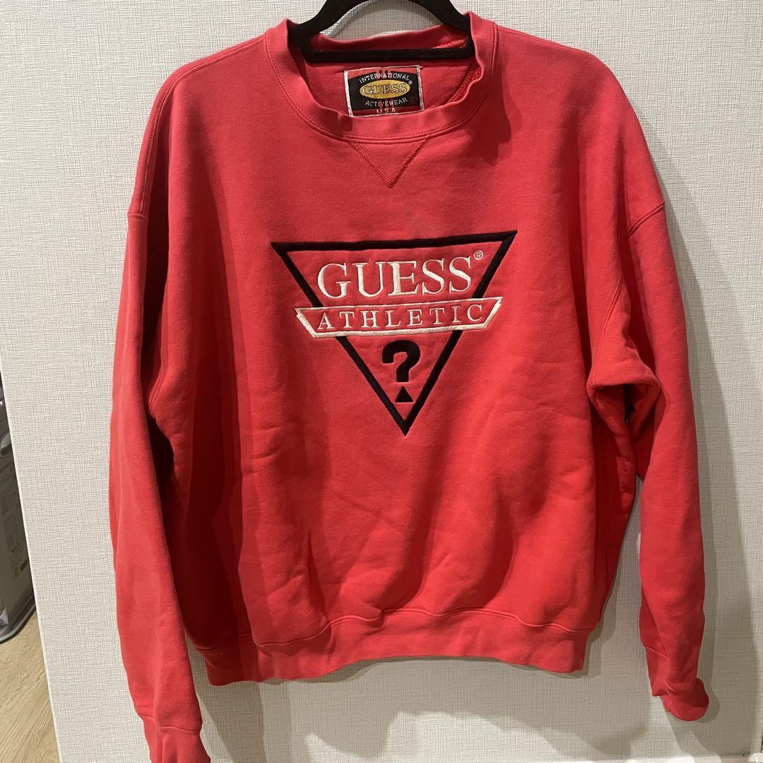 90's ヴィンテージ GUESS PARIS USA製ラグランスウェット - メルカリ