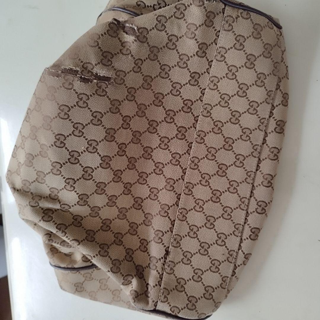 ち*︎様 グッチ GUCCIスーキートート ブラウン 総柄