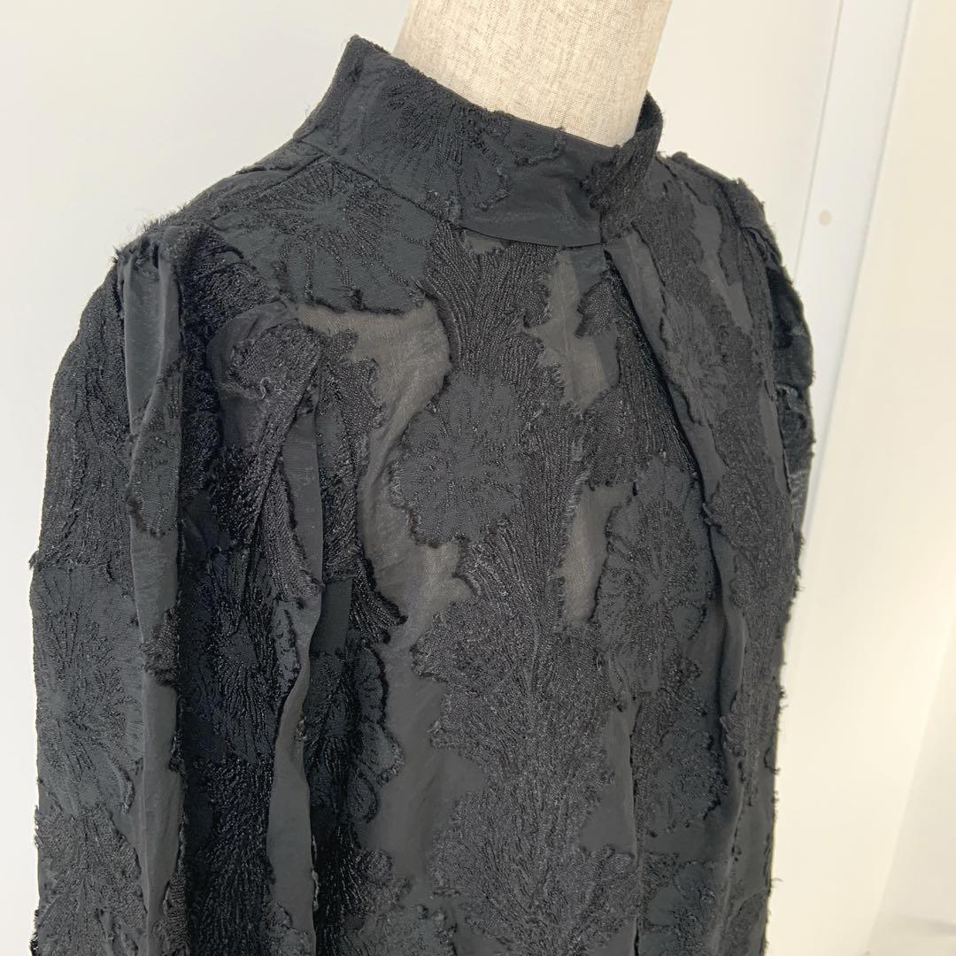 ♡美品♡FRAY I.D フラワージャガードシアーワンピース