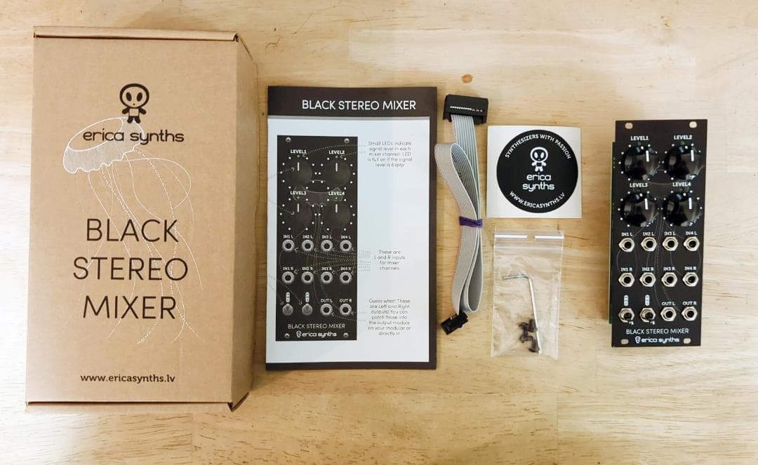 東京都内 Erica Synths Black Stereo Mixer v3 洋服