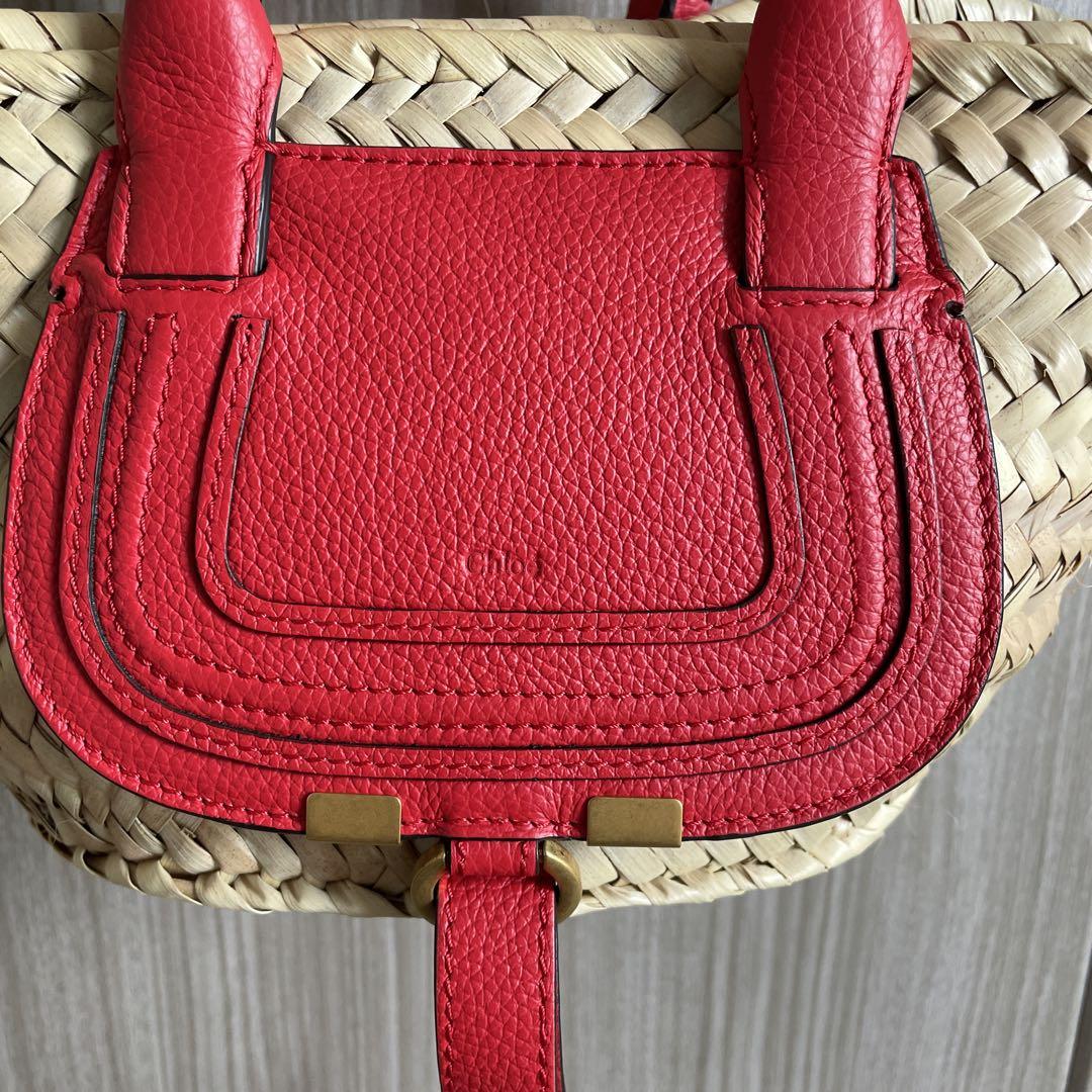 【美品】Chloe クロエ かごバッグ ミニ バスケット MARCIE