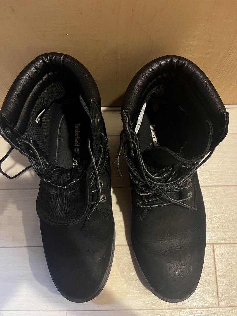 Timberland 黒 スウェード ワークブーツ
