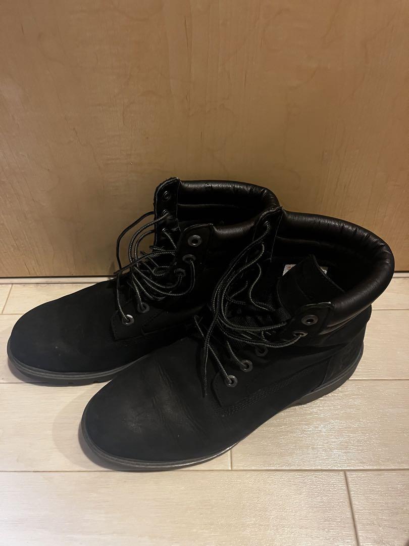 Timberland 黒 スウェード ワークブーツ