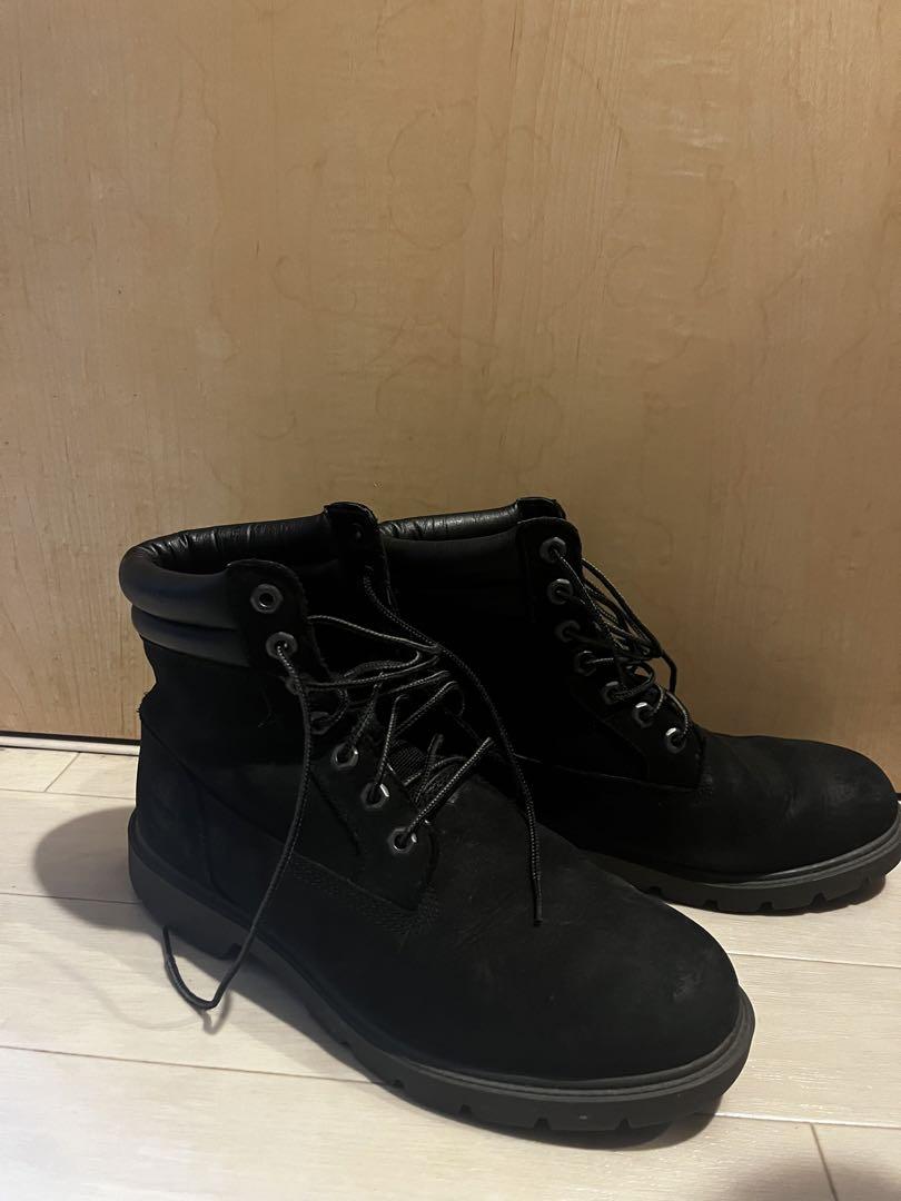 Timberland 黒 スウェード ワークブーツ