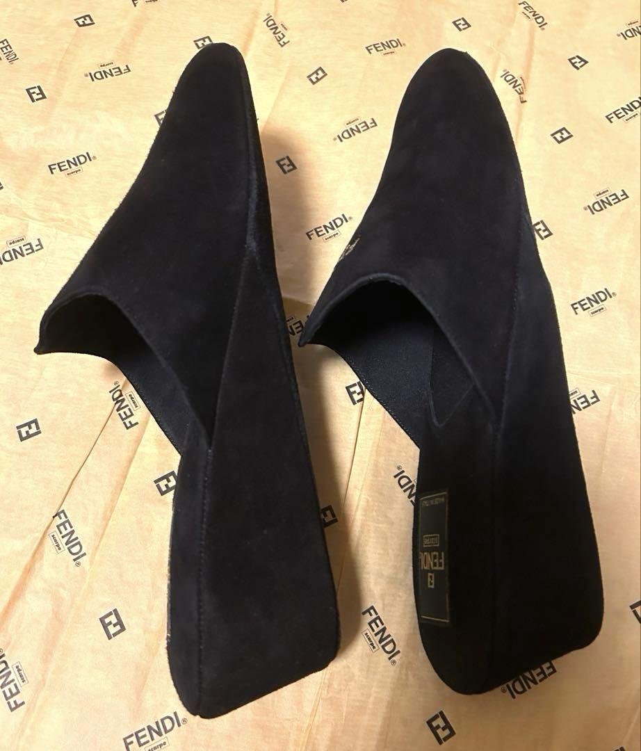 未使用 美品 FENDI フェンディ ルームシューズ スリッパ