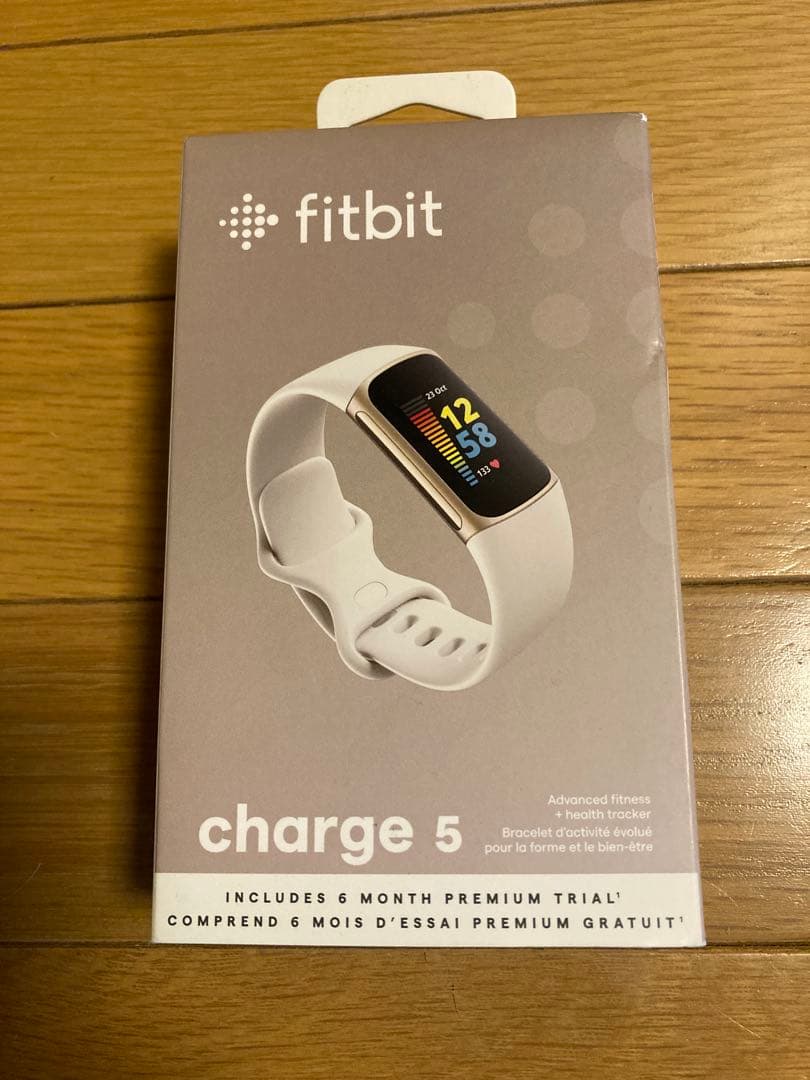 Fitbit Charge 5 ホワイト 動作 済