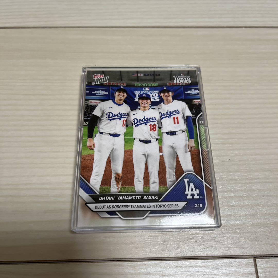 ✨10枚セット✨大谷 山本 佐々木 ドジャース 東京シリーズ topps now 新品 topps now 大谷翔平 山本 佐々木 ドジャース 東京シリーズ