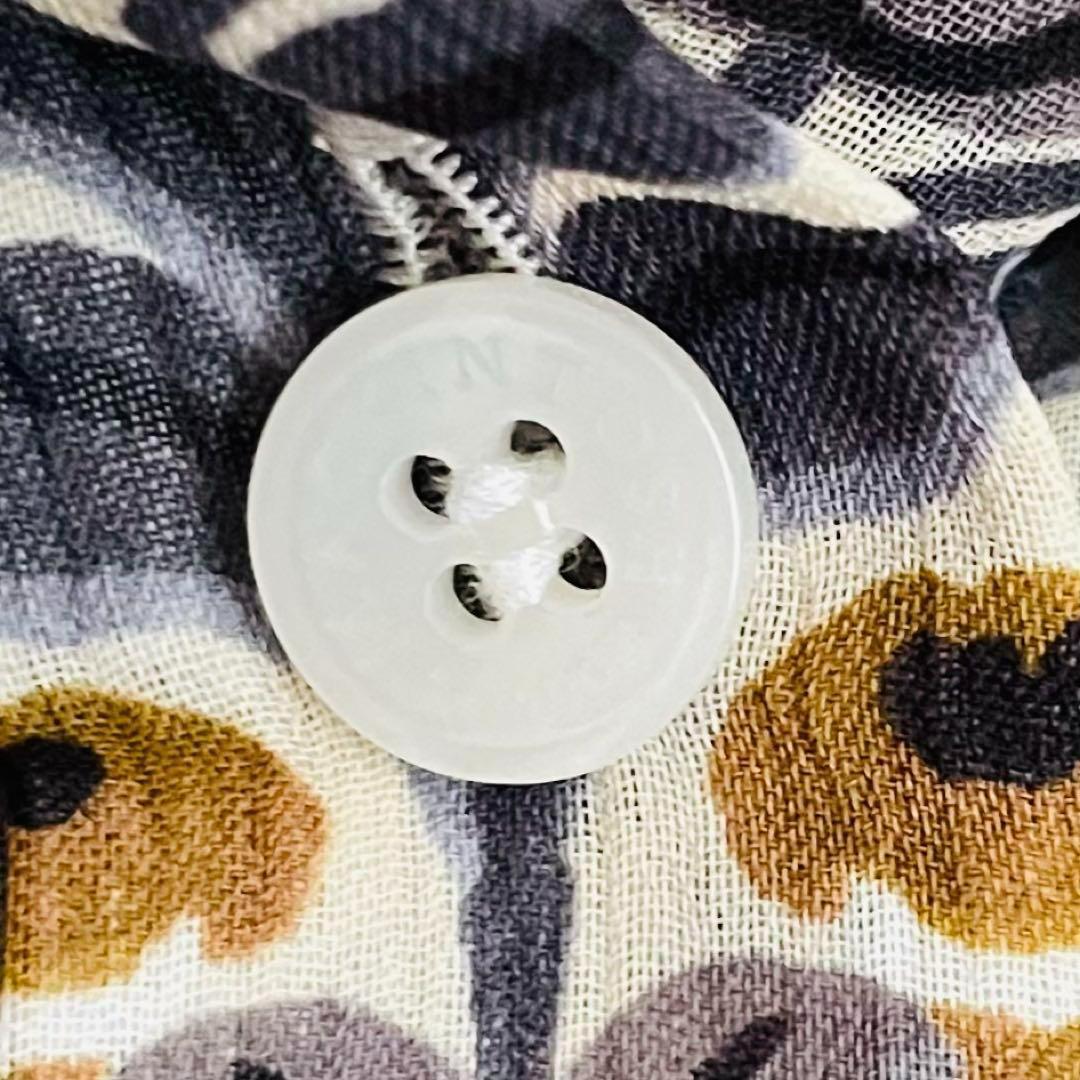 ✨未使用級✨雑誌掲載 マッキントッシュ ボタニカル ボウタイ とろみブラウス Ｍ