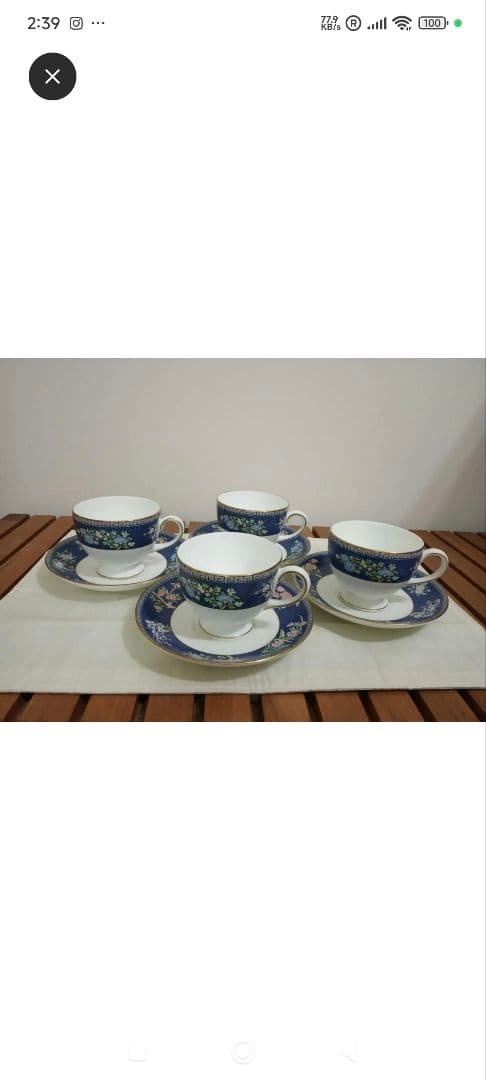 WEDGWOOD ボーンチャイナ ティーセット