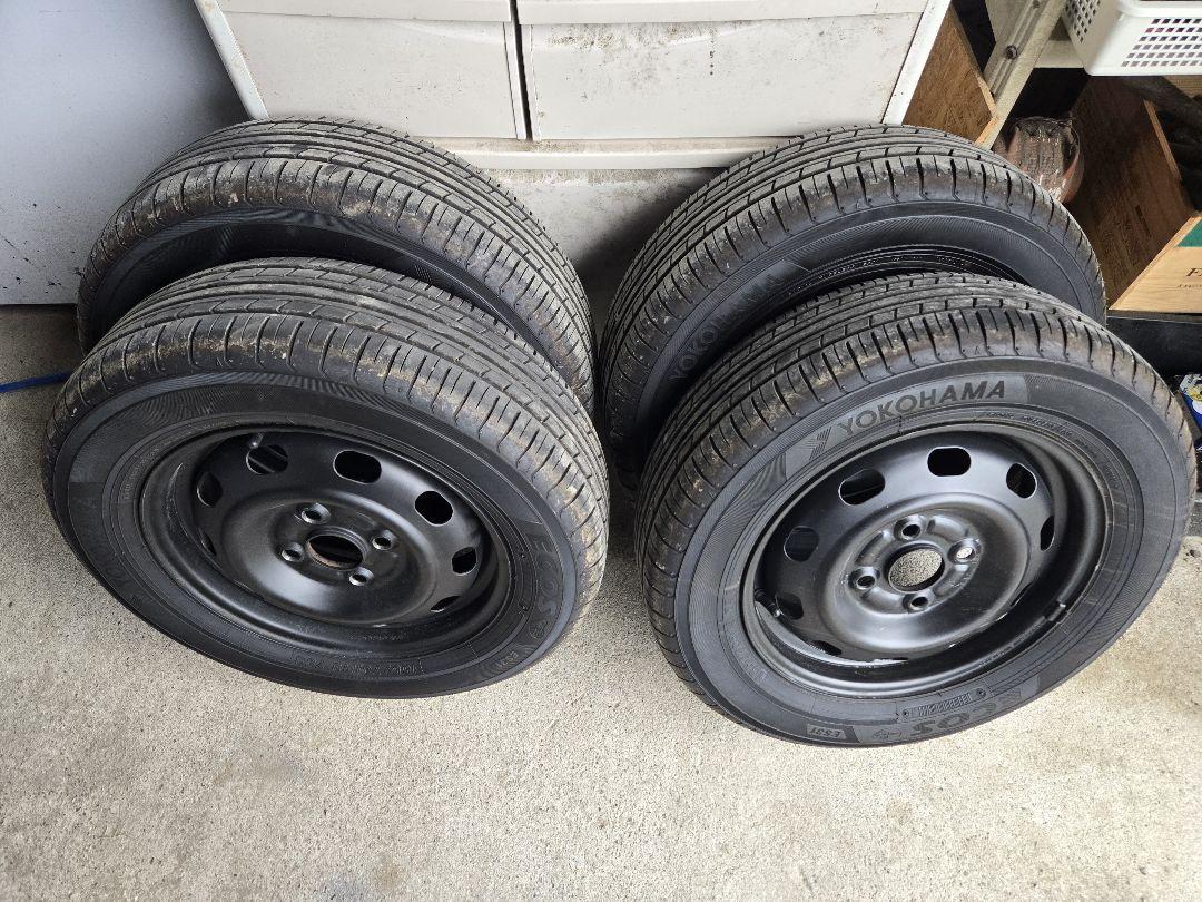 コメントみて イボ付きYOKOHAMA ECOS 155/70R13軽トラ軽バン