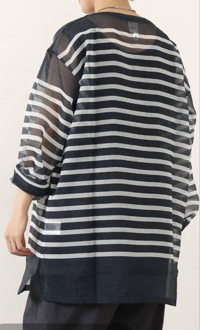 【chin:迷迭香 / マンネンロウ】メッシュバスクシャツ　サイズ3 迷迭香 | マンネンロウ MESH BASQUE SHIRT