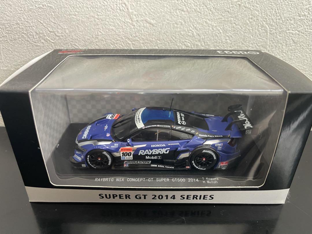 ミニカー EBBRO SUPER GT 2014 RAYBRIG NSX #100