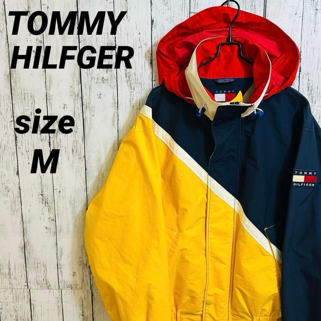 90s Tommy Hilfiger ナイロンジャケット size MM TOMMY HILFIGER