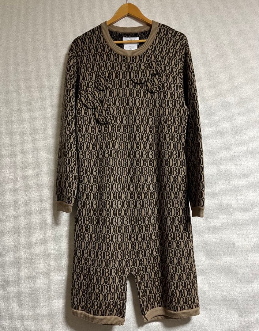 doublet 21aw MONOGRAM JQ KNIT ROMPERS doublet 21aw MONOGRAM JQ KNIT ROMPERS