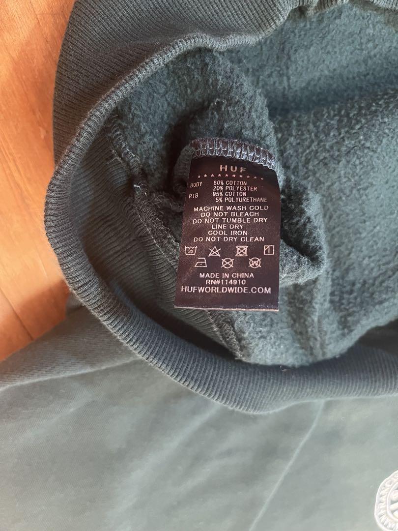HUF ダークグリーン ハーフジップ トレーナー HUF トレーナー スウェット REGIONAL HALF ZIP FLEECE / ハフ