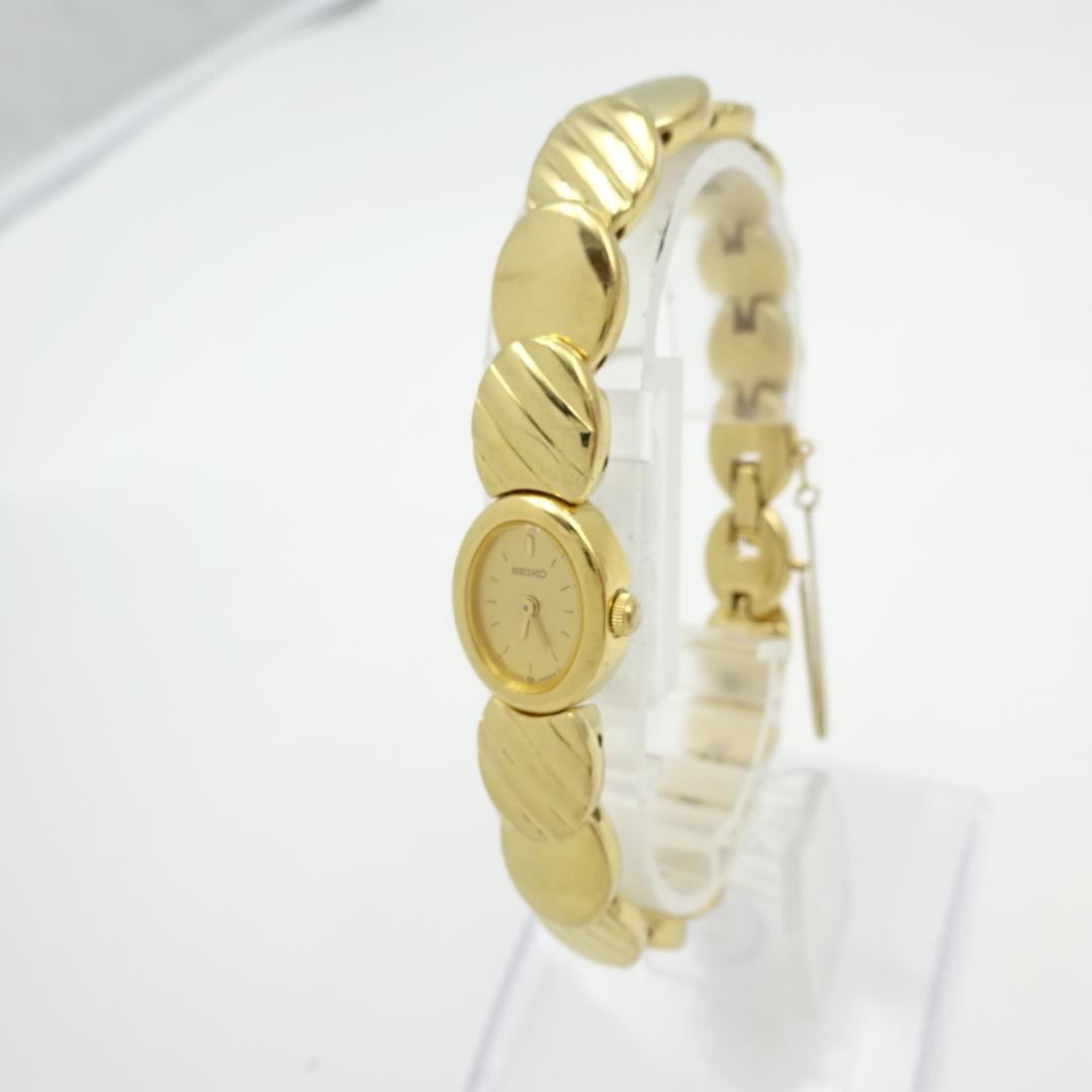 14002-7【美品】セイコー/腕時計/ゴールド/レディース/ブレスウォッチ