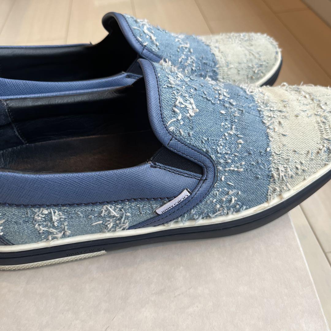 JIMMY CHOO デニム スリッポン 画像4