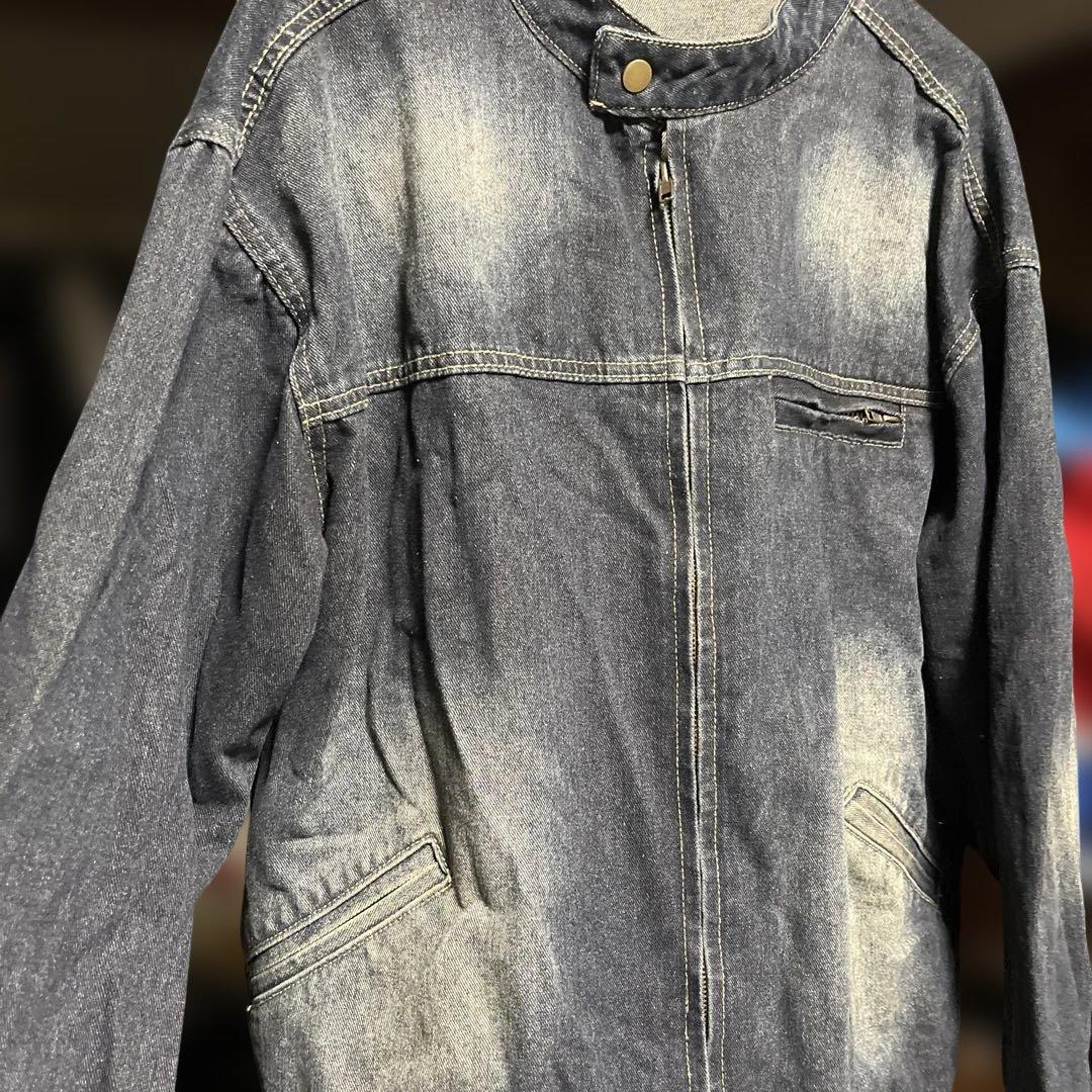 デニムジャケット グラデーションM