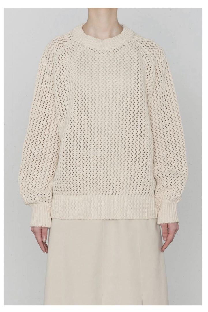 HYKE /ハイク　CROCHETED SWEATER