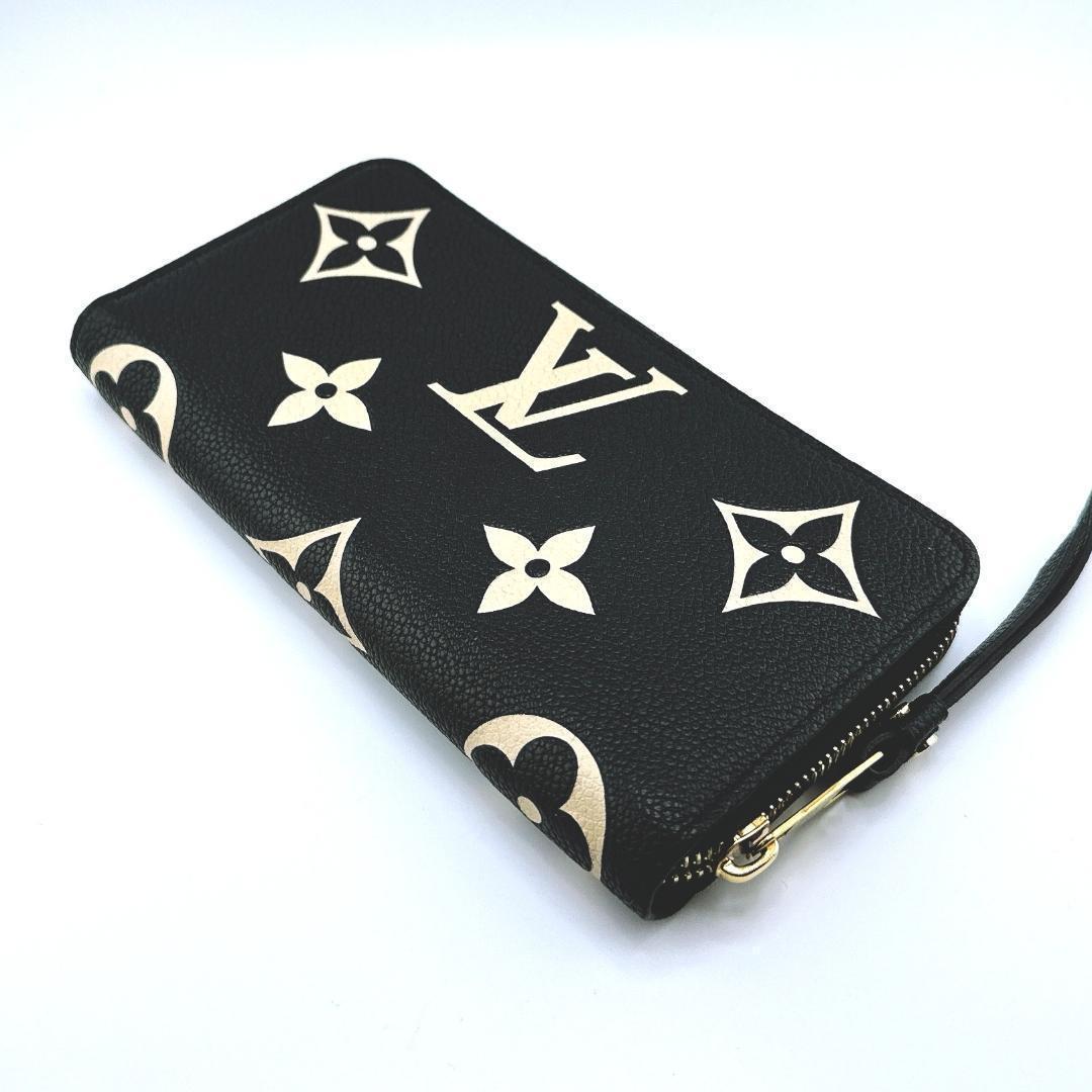 ルイヴィトン バイカラーモノグラムアンプラント ジッピーウォレット M80481