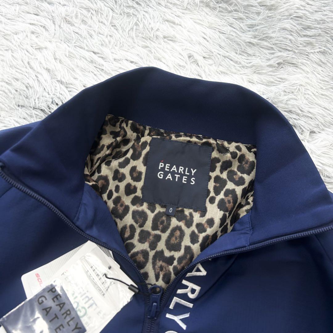 PEARLY GATES パーリーゲイツ ヒョウ柄 ブルゾン ゴルフウェア 新品 パーリーゲイツ ジャケット ブルゾン レオパード ブルー