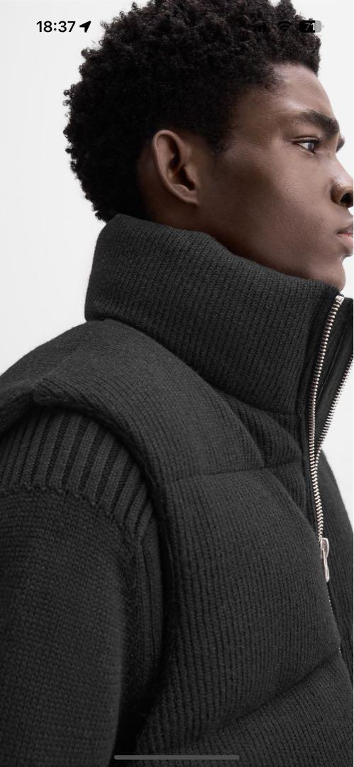 ZARA ザラ ダウンベスト ベスト ブラック Sサイズ 2024 モデル