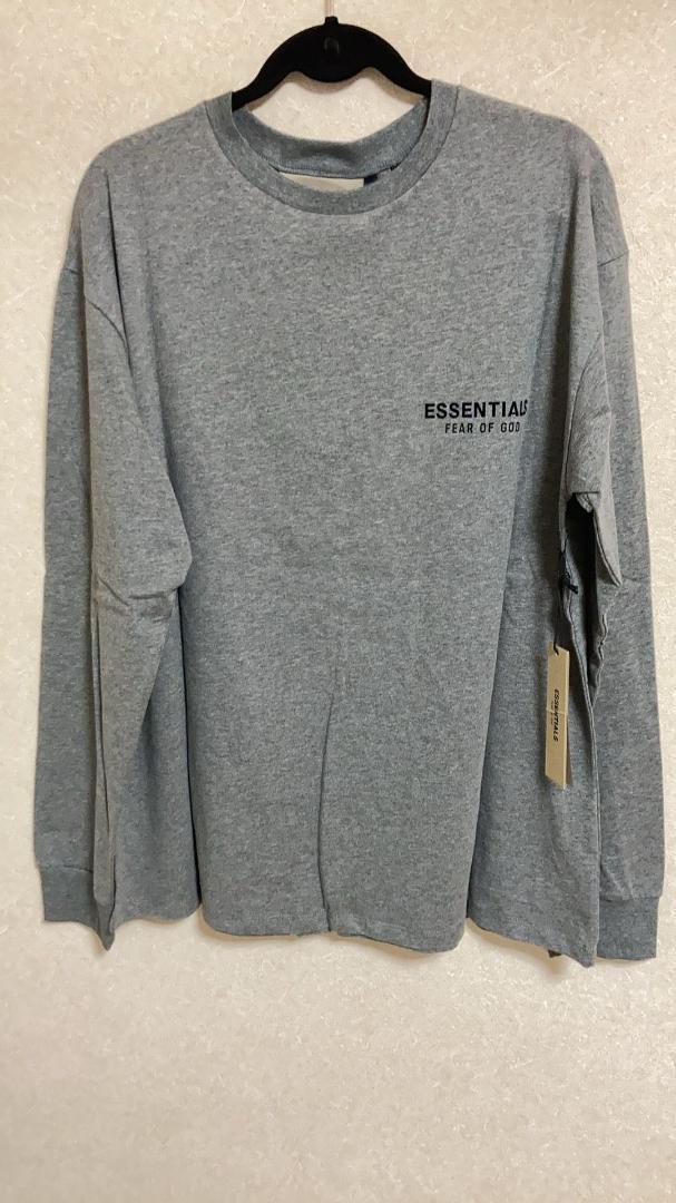 ESSENTIALS FEAR OF GOD グレー 長袖Tシャツ j-1