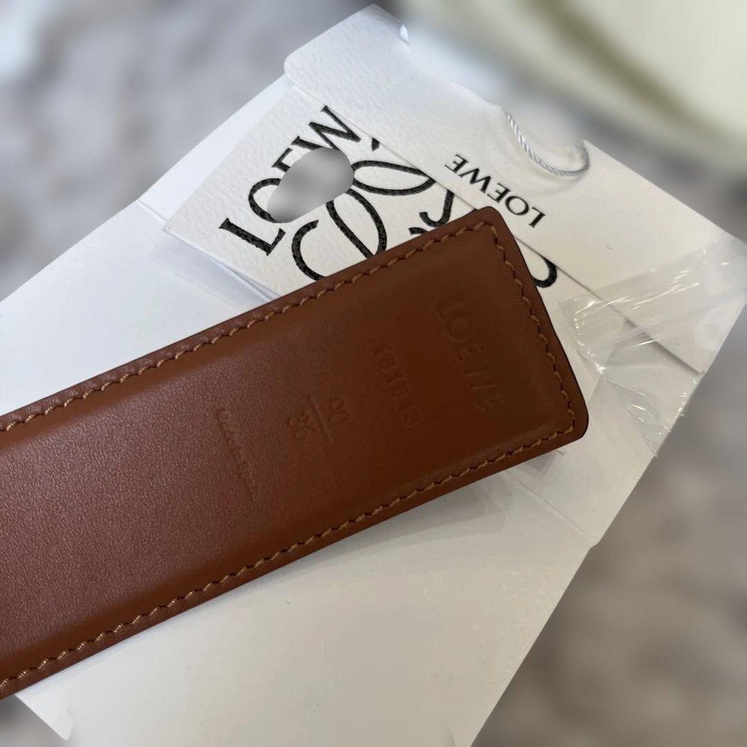LOEWE レザー ベルト ブラック - メルカリ
