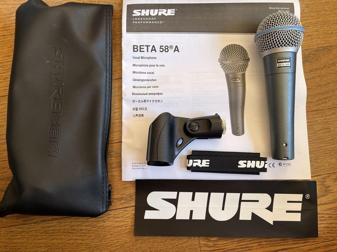 SHURE BETA 58A ダイナミックマイク