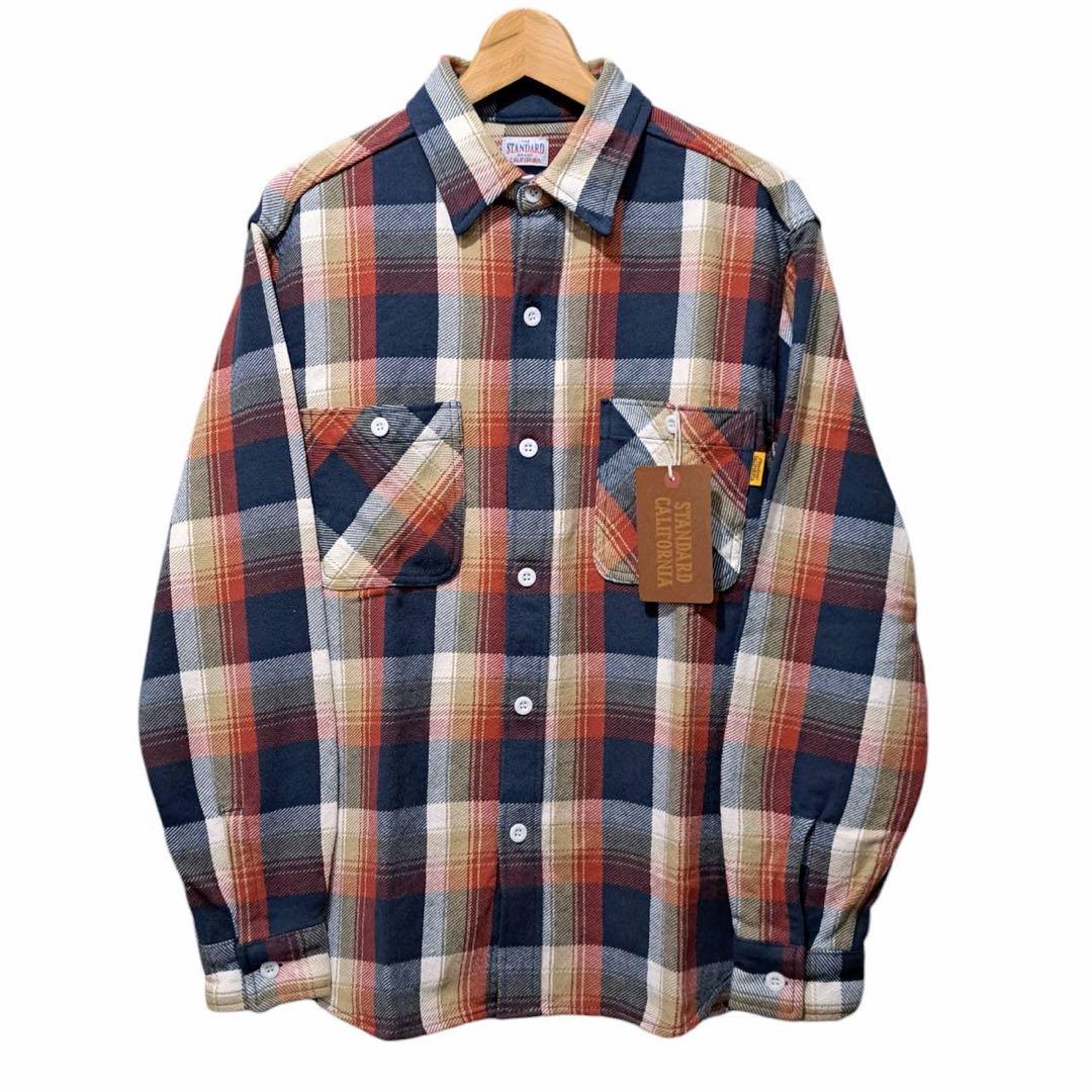 23AW 新品 STANDARD CALIFORNIA ヘビーフランネル シャツ
