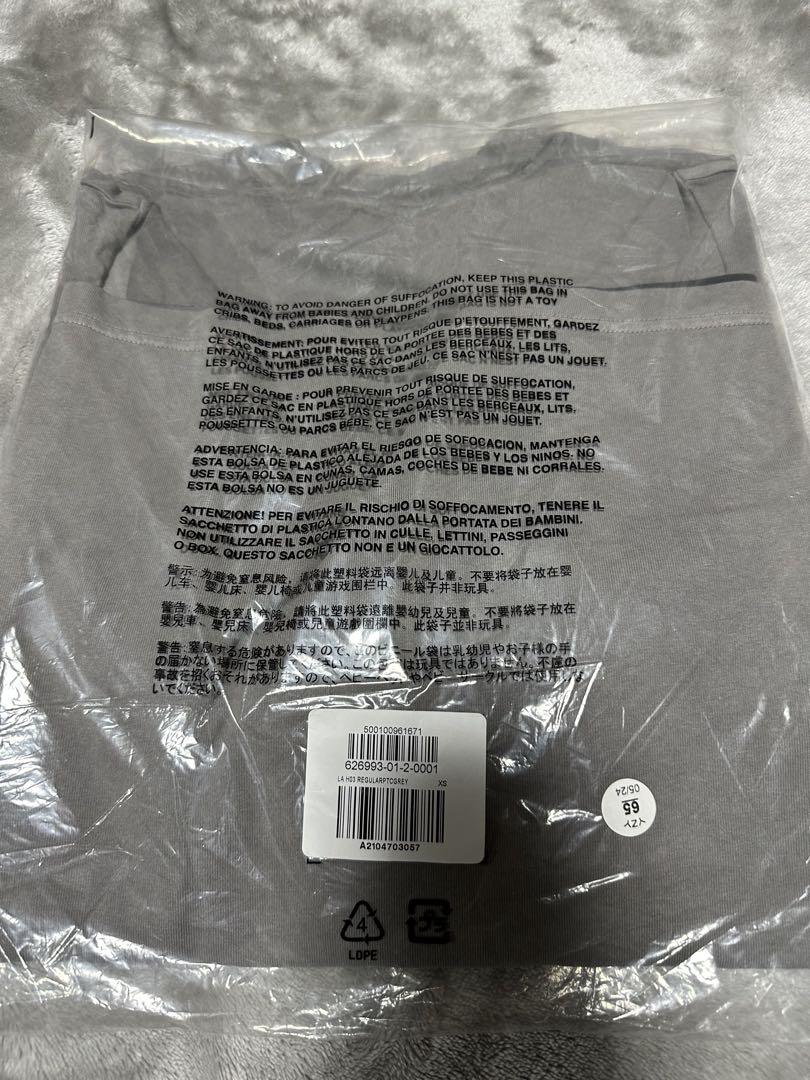 Yeezy Gap Poetic Grey Long Sleeve Tee