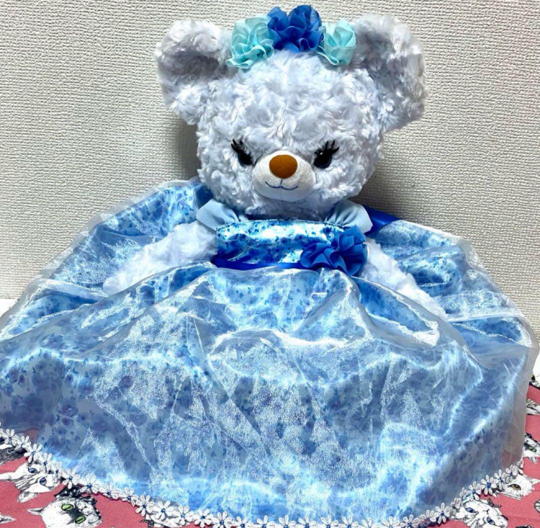 【美品】ユニベア シンデレラ ブルーローズ ディズニーストア ぬいぐるみ ❤️タグ付き❤️ディズニーストア ユニベアシティ ブルーローズ