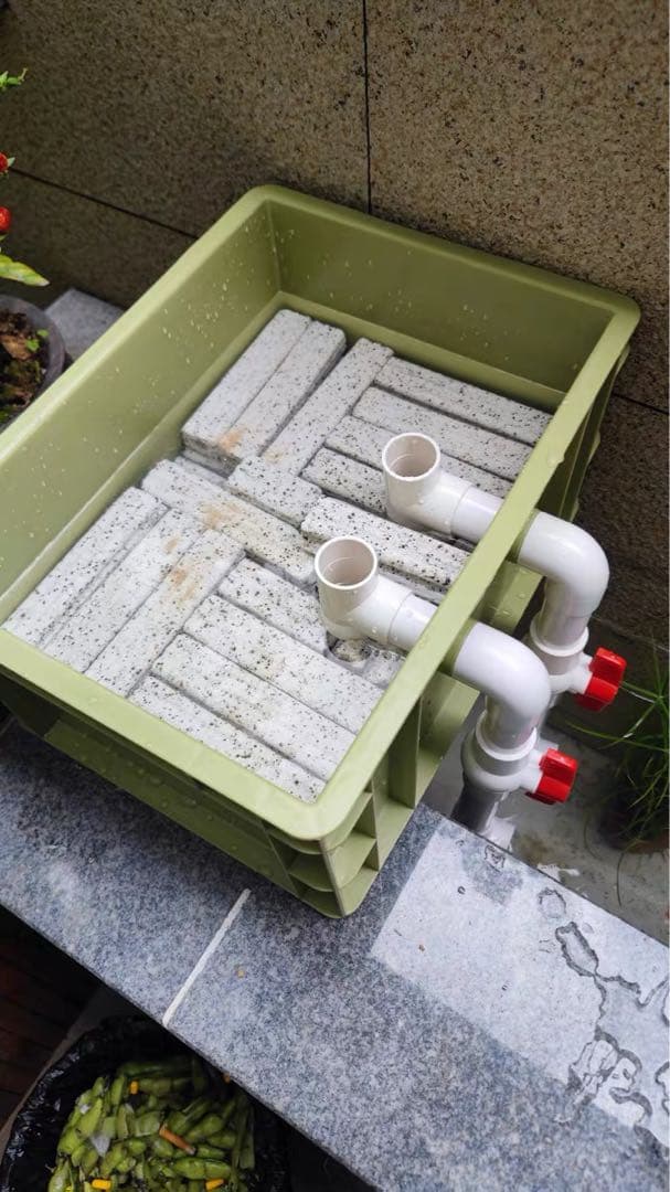 水槽池用濾過フィルター到着